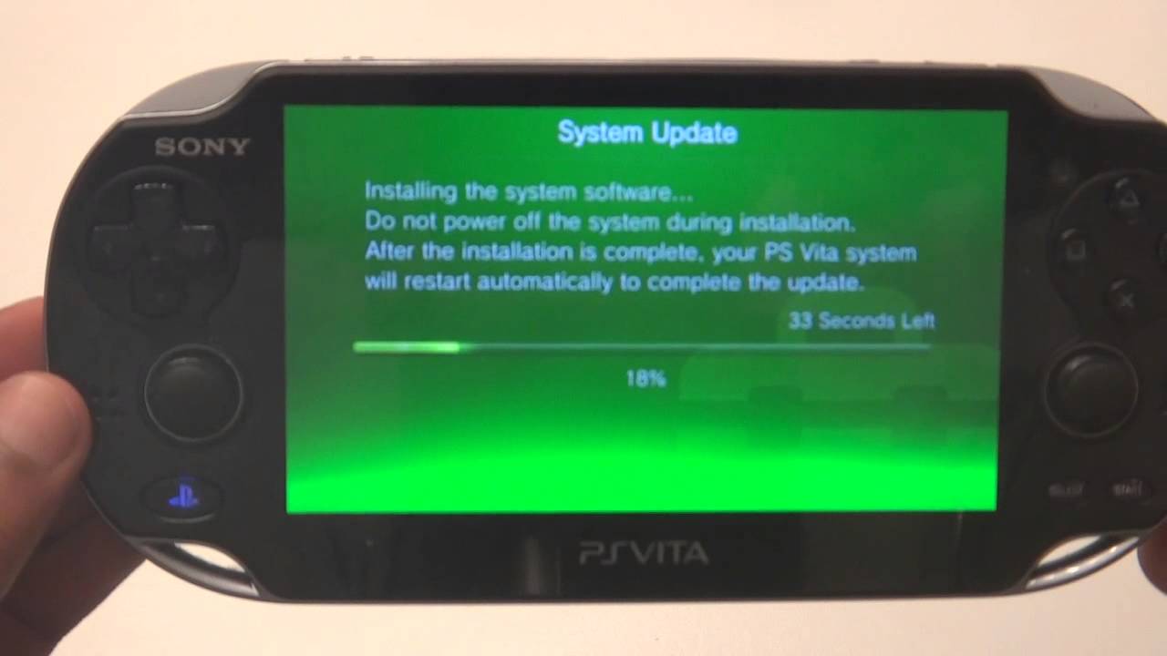 PS Vita System Update 3.01 YouTube