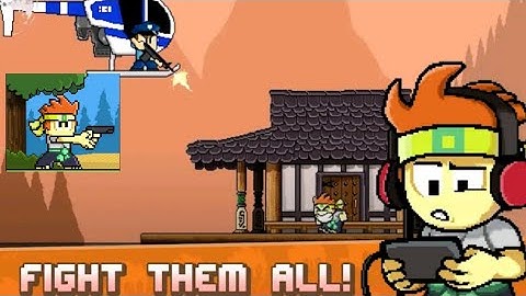 Dan the man gameplay Walkthrough level 1st part 1 iOS Android