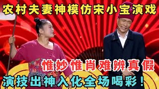农村夫妻神模仿宋小宝,惟妙惟肖难辨真假!演技出神入化全场喝彩!#妈妈来了