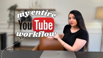 My entire YouTube workflow from scratch [planning, scripting, filming, uploading and more!]