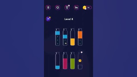 Get Color  -  Water Sort Puzzle level 8 | Mobile Games