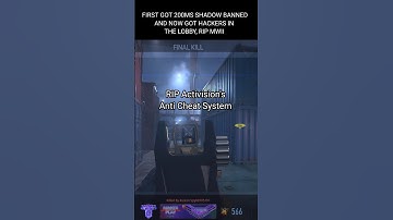 first got shadowbanned and now getting Lobbies with Hackers in MWII....Fix this #Activision