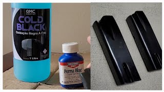 Perma Blue vs Cold Black oxidação a frio, cold oxidation