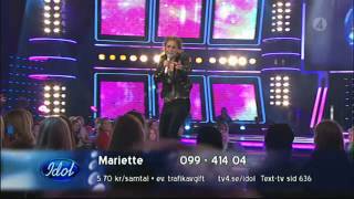 Mariette Hansson - I want you back - Idol Sverige (TV4)
