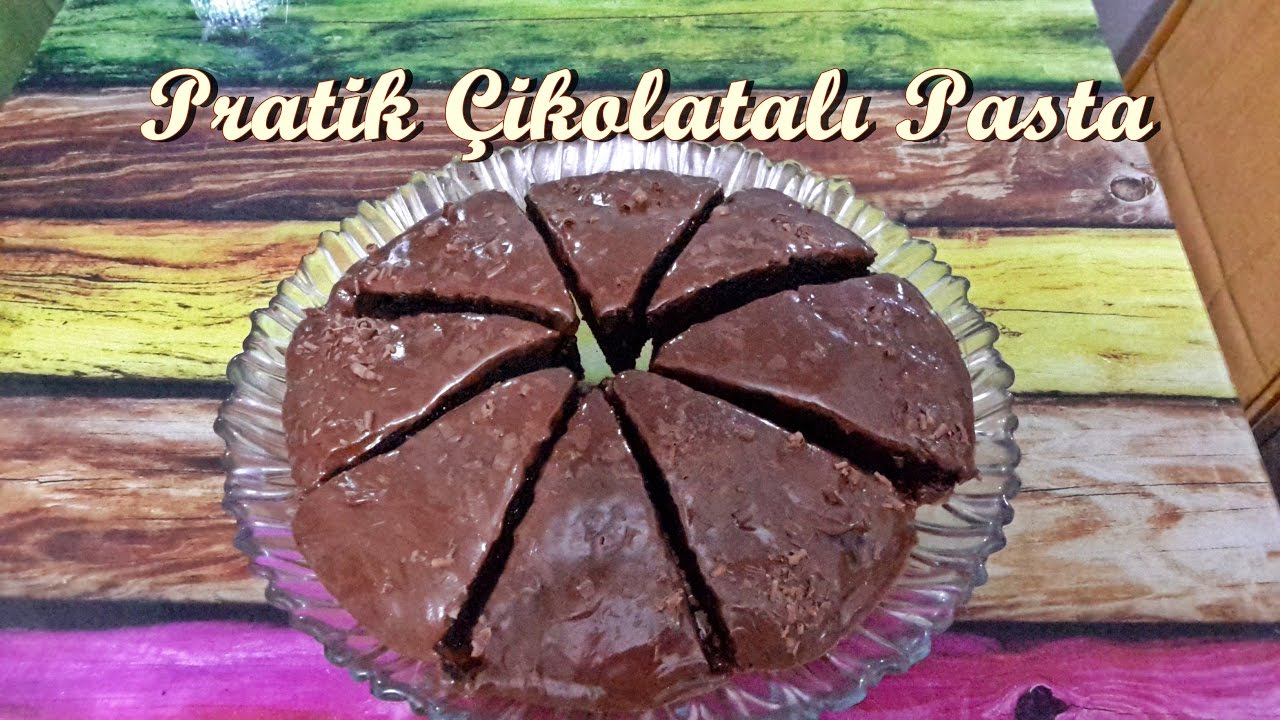 Pratik Çikolatalı Pasta Tarifi YouTube