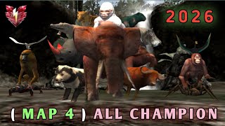 The Tiger Game - All Champions (Map 4) Forgotten temple 2026 #a2ygs screenshot 5