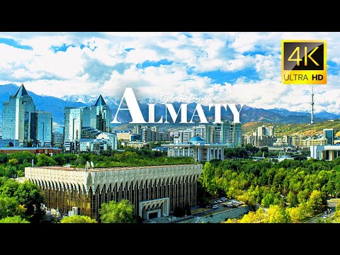 Beautiful x Largest City Of Kazakhstan, Almaty In 4K Ultra Hd 60Fps Video By Drone