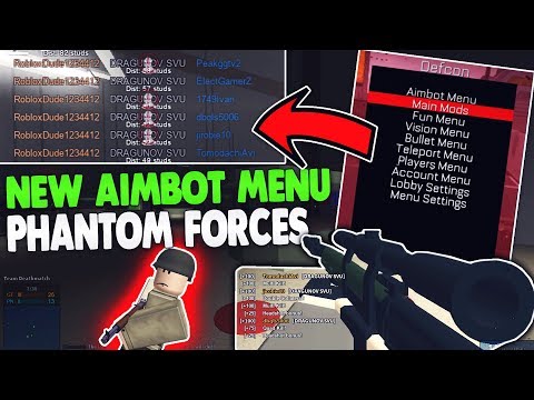 Phantom Forces Free Mod Menu Aimbot Wallhack Fly No - roblox phantom forces hack script 2020