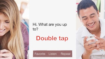 How to use HelloTalk  Double Tap Feature