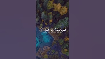 {لَا تَدْرِي لَعَلَّ اللَّهَ يُحْدِثُ بَعْدَ ذَٰلِكَ أَمْرًا } القارئ رعد الكردي  #سورة_الطلاق