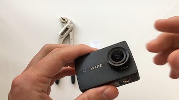 How to fix or change the lens on action camera Xiaomi Yi lite.