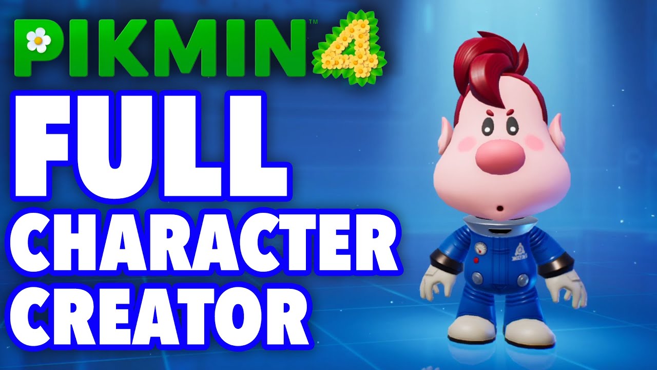 Pikmin 4 - FULL Character Creator (Every Option) 