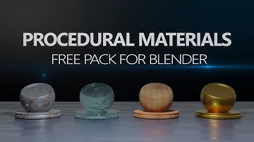 Materials pack for blender (100%) free