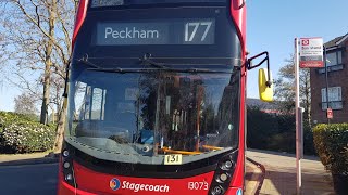 Bus Driver POV  Route 177  Thamesmead to Peckham (ADL Volvo MMC #2)