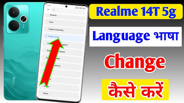 Realme 14t 5g Phone me Language kaise change kare / How to change Language in Realme 14t 5g / bhasha