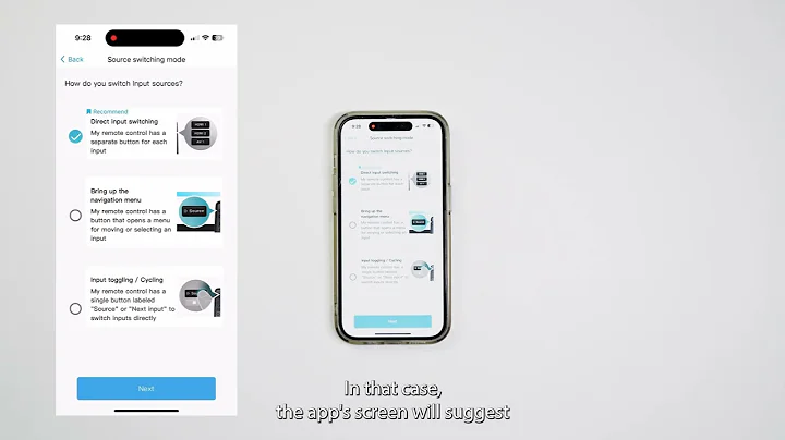 Sofabaton X1S Remote - How to Create Activities - Step 2 Source configuration