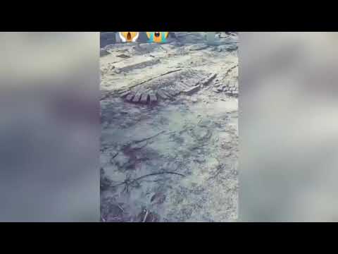 أصوات و مشاهد غريبة تصدر من داخل قبر