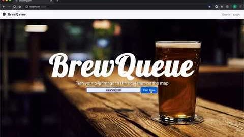 BrewQueue | Flatiron School Mod 2 Ruby on Rails Project