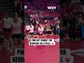 More than a match tonight at John Cook Arena It's the annual PinkOut for breast cancer #huskers #gbr