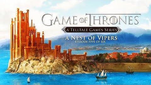 GAME OF THRONES – Episode 5 “A Nest of Vipers” (Telltale Series) All Cutscenes 1440p 60FPS