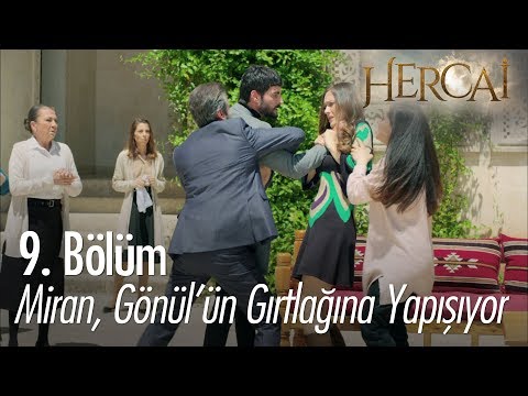 Miran, Gönül'ün gırtlağına yapışıyor! - Hercai 9. Bölüm