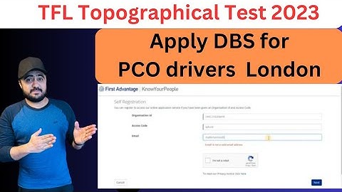 How to apply DBS for PCO licence London 2023 | DBS for PCO drivers London