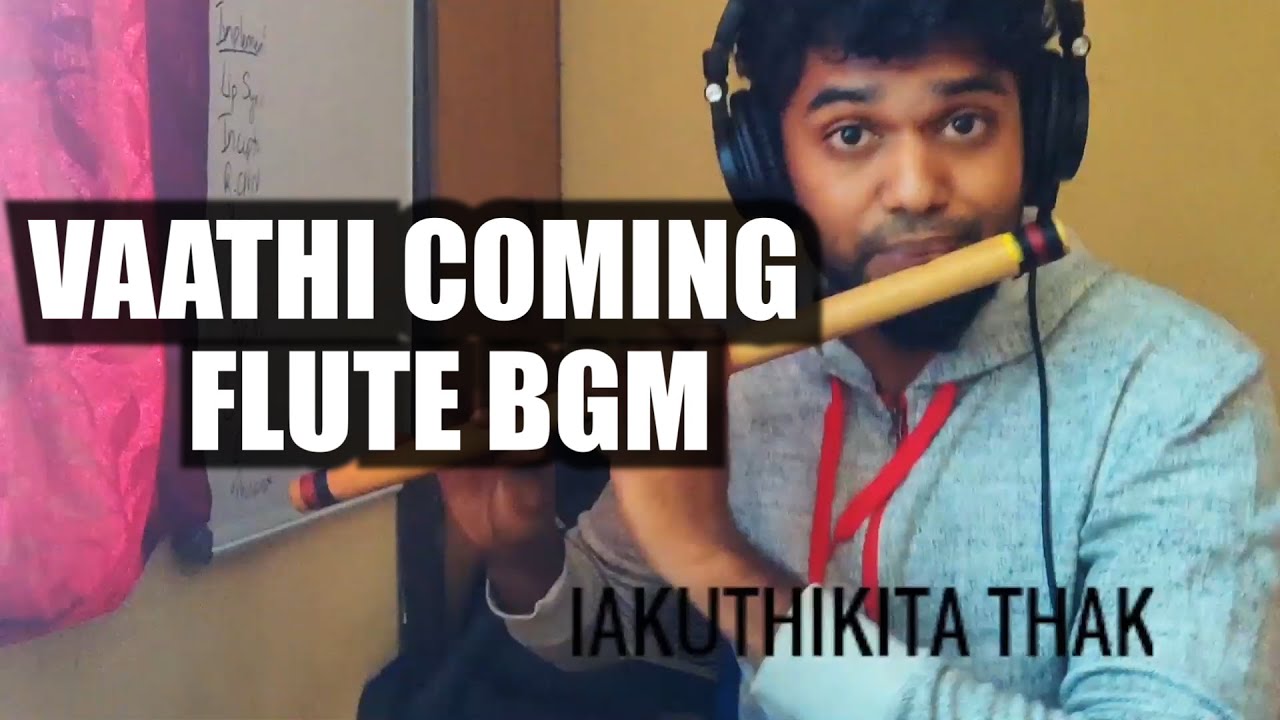 Vaathi Coming Flute Cover  Sai Kishore  MASTER Promo Music