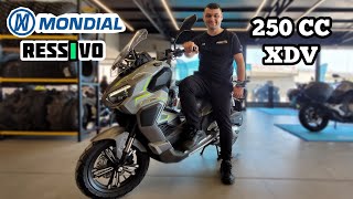 Piaggio Motorlu Xdv! | Mondial Ressivo 250 | Türkiye'de İlk kez Motosiklet Vizyonunda