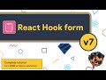 React Hook form, including ZOD schema validation