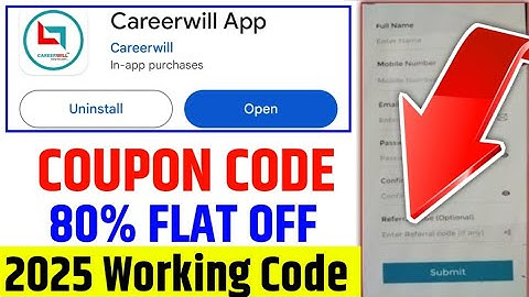 careerwill referral code | referral code for careerwill app | Careerwill app ka referral code 
