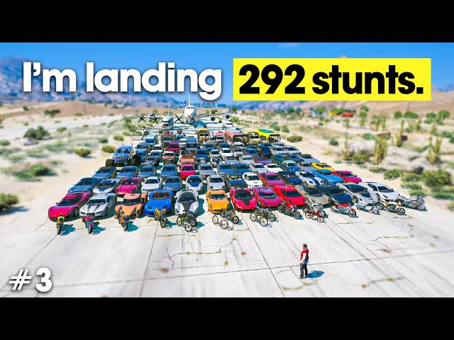 1 Stunt With Every Vehicle In GTA 5 #3 class=