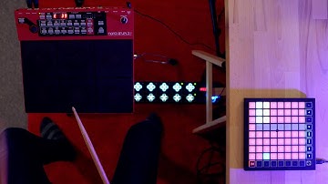Nord Drum 3P - Electronic Ambient Jam/Improvisation w/ KMI Soft Step 2 + Ableton Live