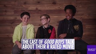 'Good Boys' cast interview about starring in a R-rated movie with lots of F-bombs