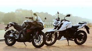 bajaj pulsar rs200 vs tvs apache rtr 200 4v