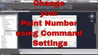 Changing your Starting Point Number in Civil 3D