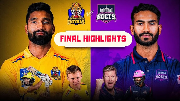 FINAL HIGHLIGHTS OF NPL- Janakpur Bolts VS Sudurpaschim Royals