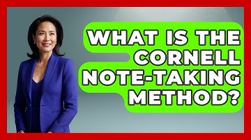 What Is The Cornell Note-taking Method? - The Personal Growth Path