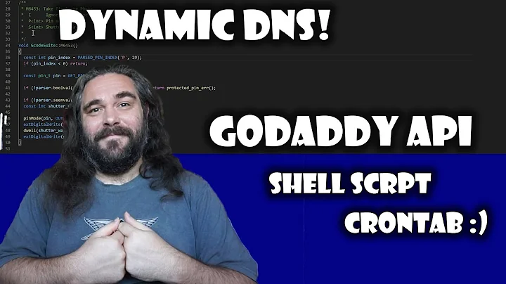 DIY Dynamic DNS - GoDaddy API + Shell script!