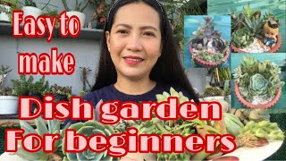 Succulent arrangement for beginners #vlog #thessdelacruz #roofgarden