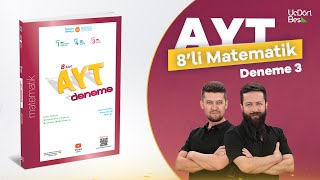 345 Yayincilik 8Li Ayt Matematik Denemeleri 2025 3.Deneme