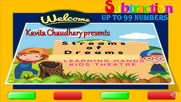 Maths subtraction sums up to 99 #STREAMS OF DREAMS FUN WAY TEACHING PRIMARY KIDS