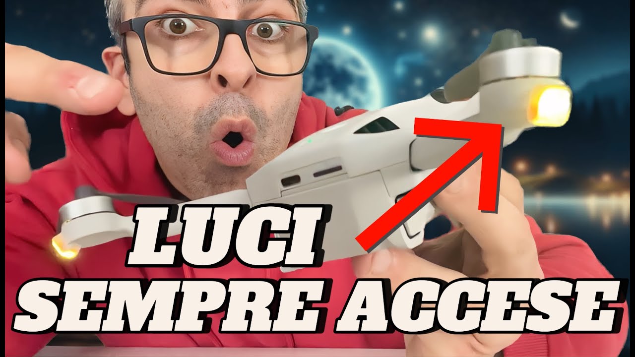ATTENZIONE: Non Credererai Ai Tuoi Occhi il DJI MINI 4 PRO COSI' TIENE LE  LUCI ACCESE !!