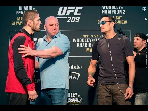 UFC 209 Media Day Staredowns (with commentary)