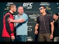 UFC 209 Media Day Staredowns (with commentary)