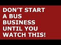 How to Start a Bus Business | Free Bus Business Plan Template Included