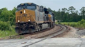 Highballing around the curve on CSX Fitzgerald subdivision