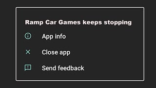 How To Fix Ramp Car Games App Keeps Stopping problem in Android Phone screenshot 1