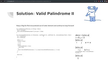 Ace Algorithms and Programming Interviews in Swift: Valid Palindrome II