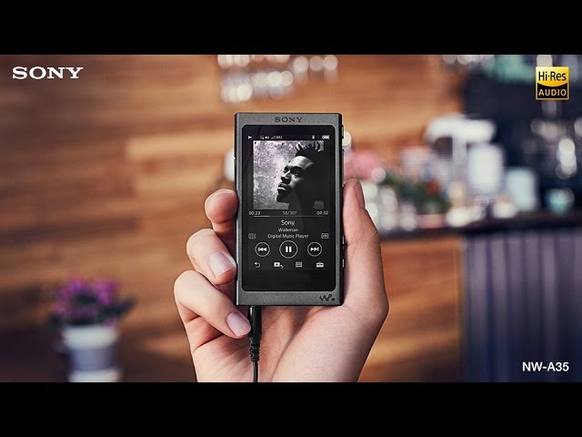 New Sony NW-A35 Hi-Res Walkman with Touchscreen Display
