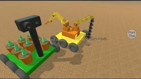 Tree Planting by Robot - Revolutionary Automated Gardening Demo!